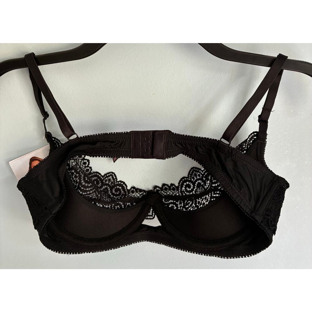 Lace Bra Black Small NWT Dreamgirl - Picture 8 of 10